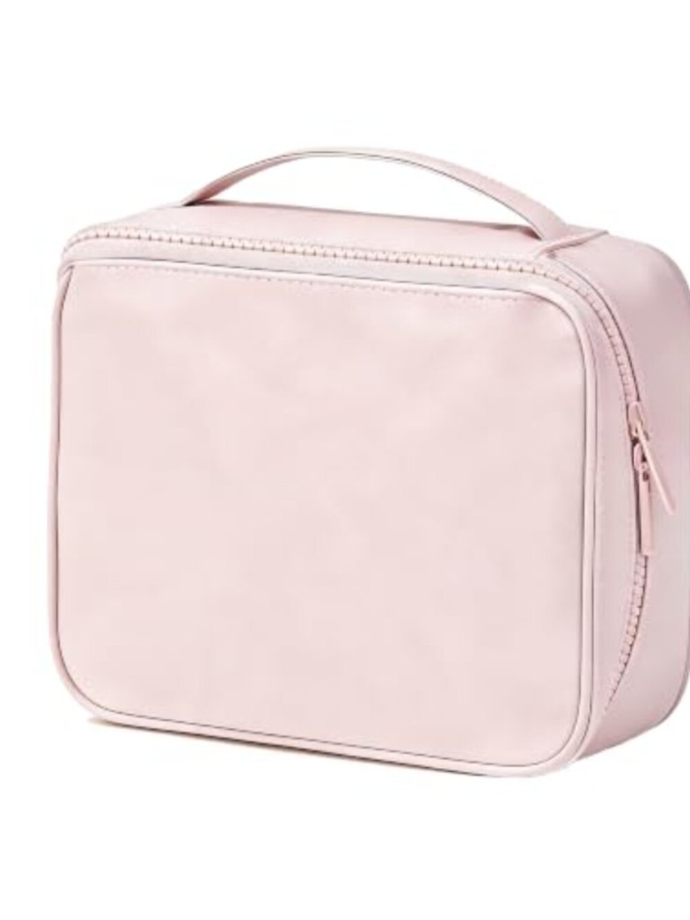 Oxford Cloth Travel Makeup Bag with Handle & Divider Cosmetic Organizer